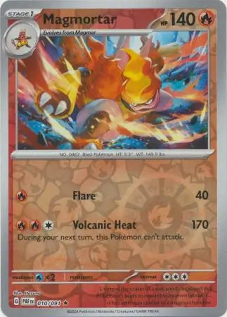 Magmortar 010/091 - Paldean Fates