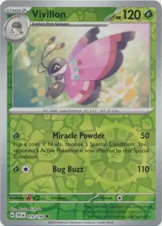 Vivillon 010/198 - Scarlet & Violet Base