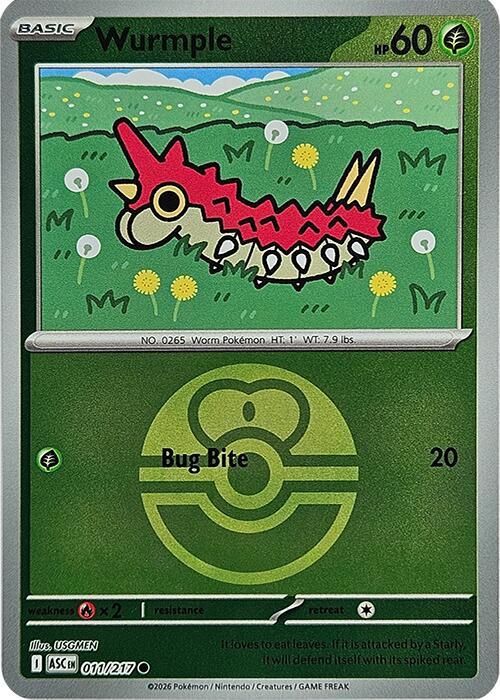Wurmple 011/217 - Ascended Heroes