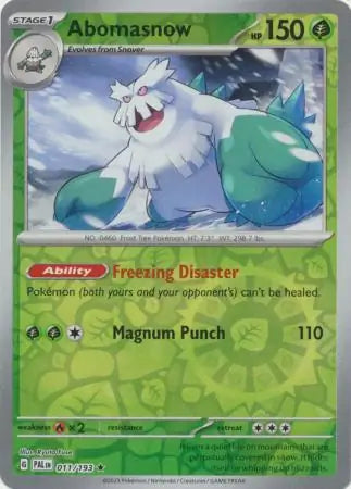 Abomasnow 011/193 - Paldea Evolved