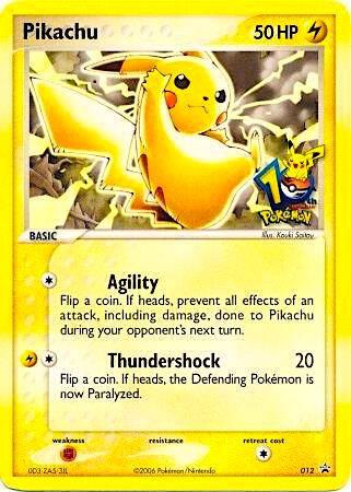 Pikachu 10th Anniversary 12 - Miscellaneous Promos