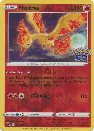 Moltres 012/078 - Pokémon GO