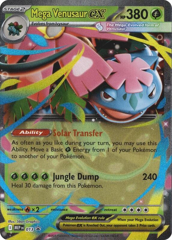 Mega Venusaur ex 13 - Mega Evolution Promos