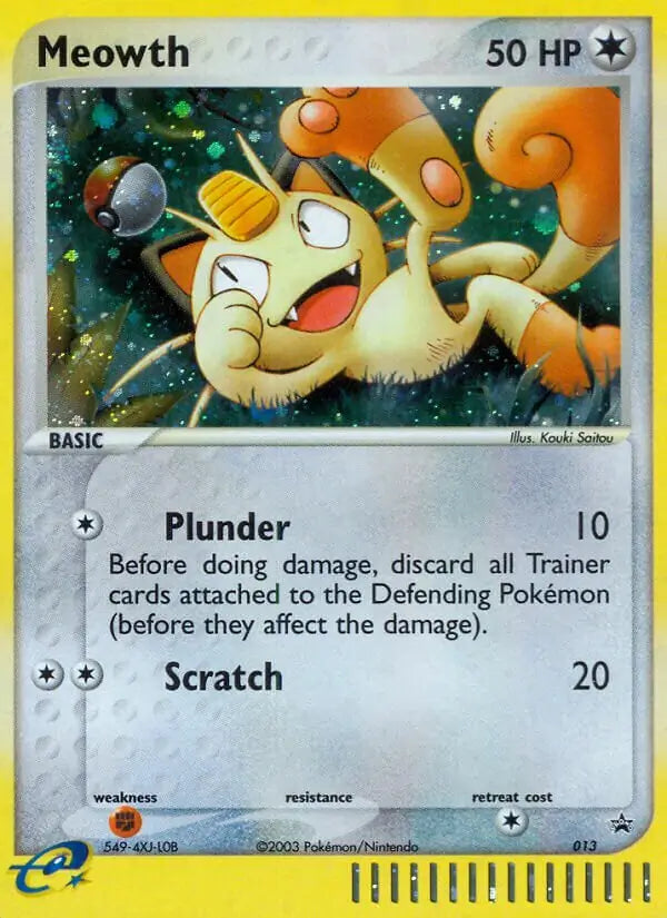 Meowth 13 - Nintendo Black Star Promo