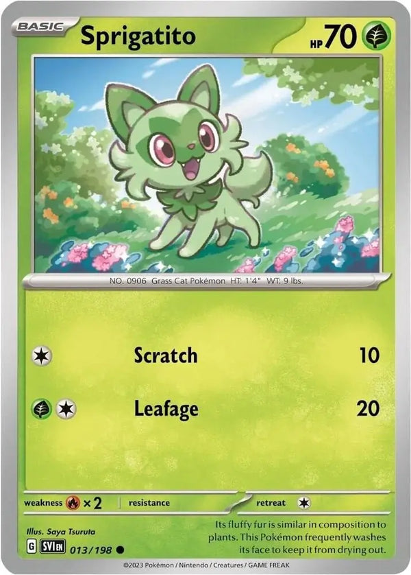 Sprigatito Mirage Holo 13 - Miscellaneous Promos