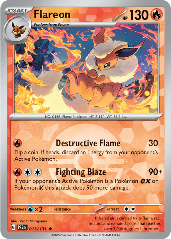 Flareon 013/131 - Prismatic Evolutions