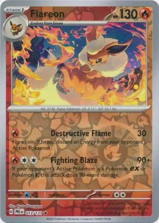 Flareon 013/131 - Prismatic Evolutions