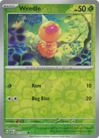 Weedle 013/165 - Scarlet & Violet 151