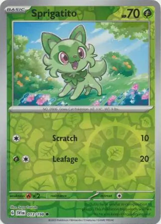 Sprigatito 013/198 - Scarlet & Violet Base