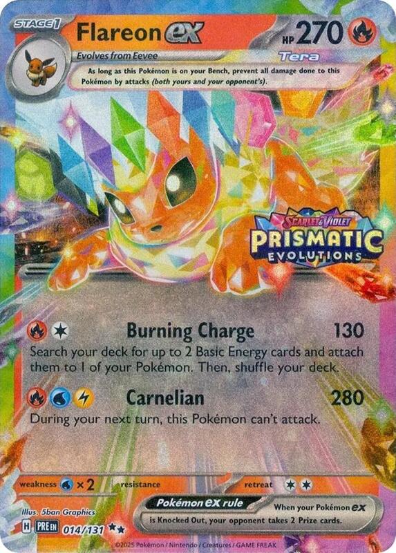 Flareon ex Prismatic Evolutions Stamp 14 - Miscellaneous Promos