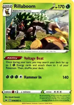 Rillaboom Cosmos Holo 14 - Miscellaneous Promos