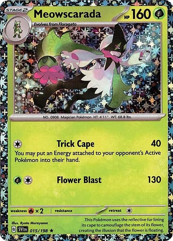 Meowscarada Sparkle Holo 15 - Miscellaneous Promos
