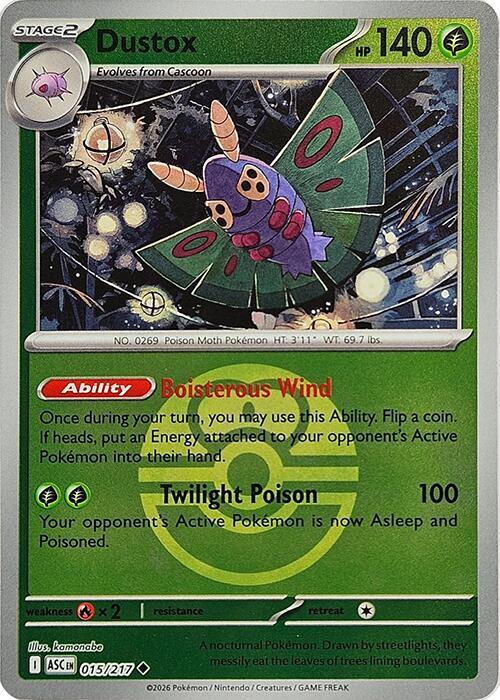 Dustox 015/217 - Ascended Heroes