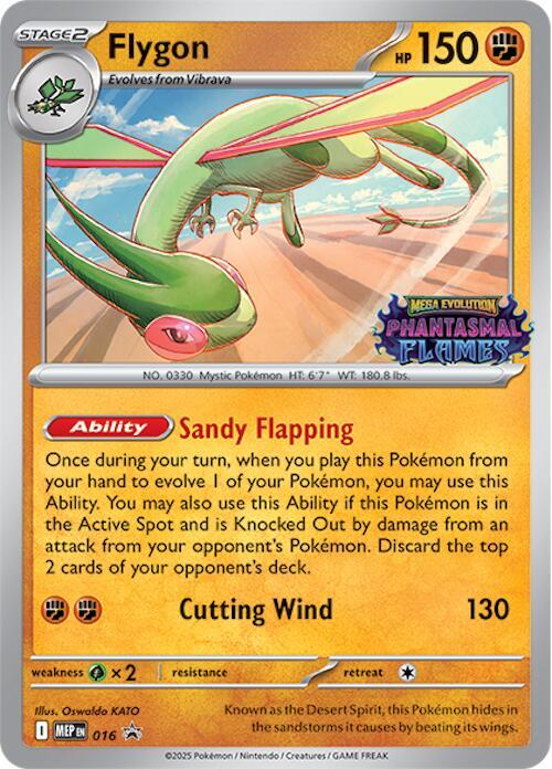 Flygon Prerelease 16 - Mega Evolution Promos