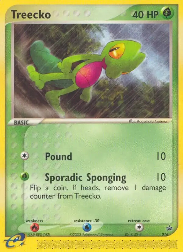 Treecko 16 - Nintendo Black Star Promo