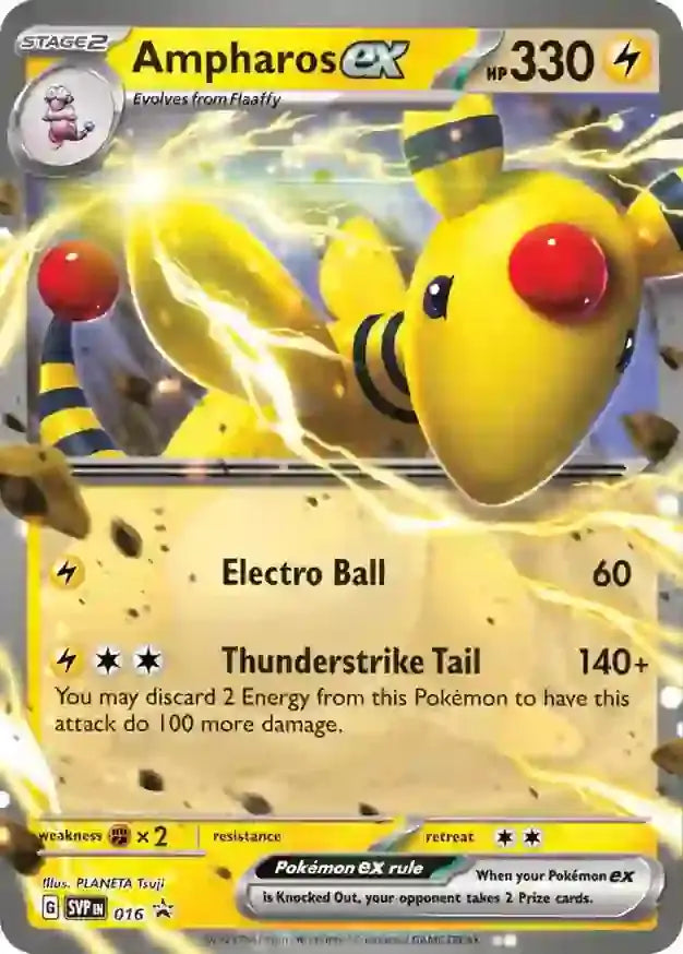 Ampharos ex 16 - Scarlet & Violet Promos
