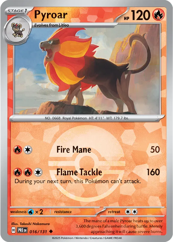 Pyroar 016/131 - Prismatic Evolutions