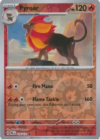 Pyroar 016/131 - Prismatic Evolutions