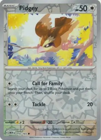 Pidgey 016/165 - Scarlet & Violet 151
