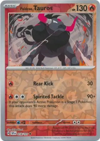 Paldean Tauros 018/191 - Surging Sparks