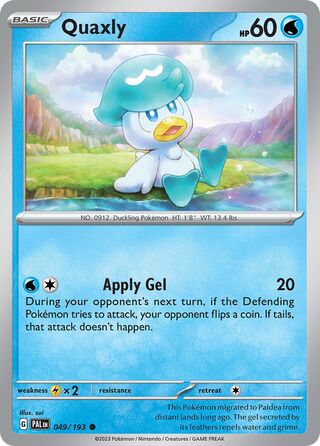 Quaxly 049/193 - Paldea Evolved