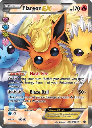 Flareon-EX RC28/RC32 - Generations
