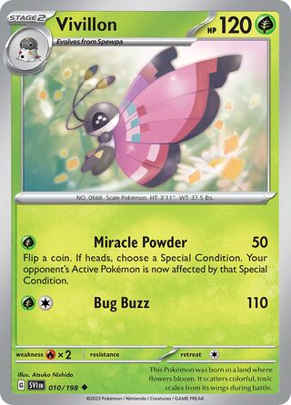 Vivillon 010/198 - Scarlet & Violet Base