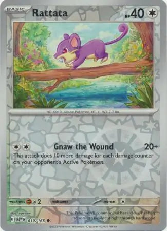 Rattata 019/165 - Scarlet & Violet 151