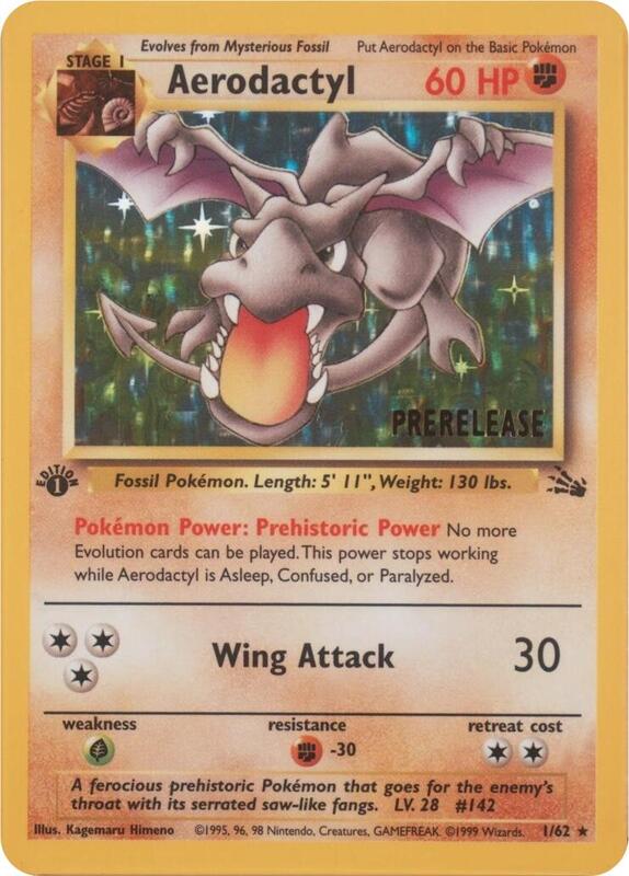 Aerodactyl Prerelease 1 - Miscellaneous Promos