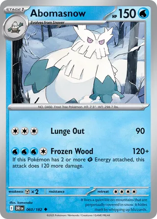 Abomasnow 060/182 - Destined Rivals