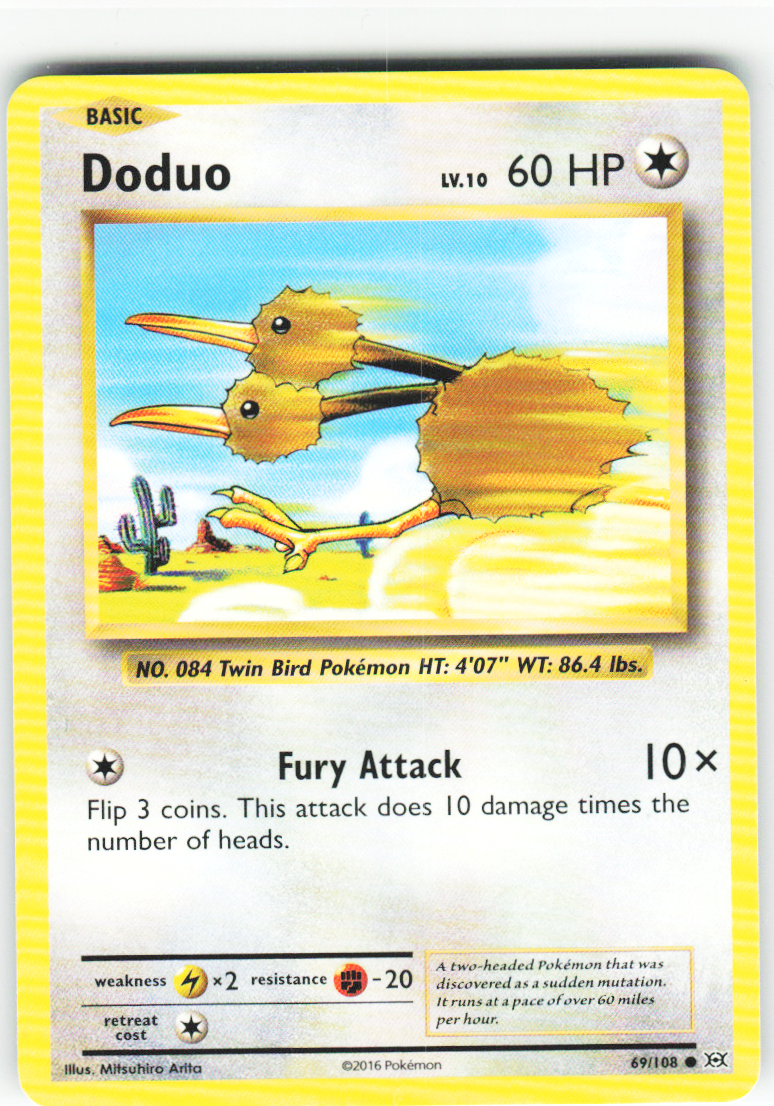 Doduo 69/108 - Evolutions