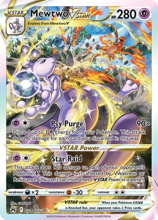 Mewtwo VSTAR GG44/GG70 - Crown Zenith