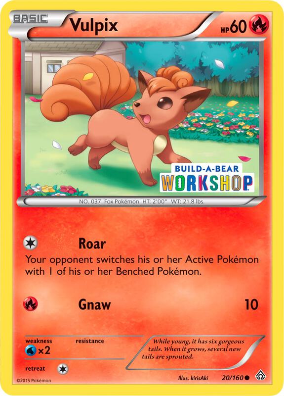 Vulpix Build Workshop Exclusive 20 - Miscellaneous Promos