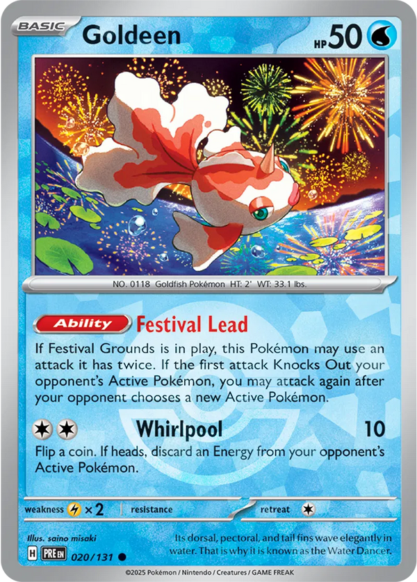 Goldeen 020/131 - Prismatic Evolutions