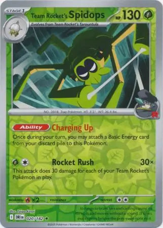 Team Rocket's Spidops 020/182 - Destined Rivals