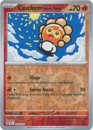 Castform Sunny Form 020/191 - Surging Sparks