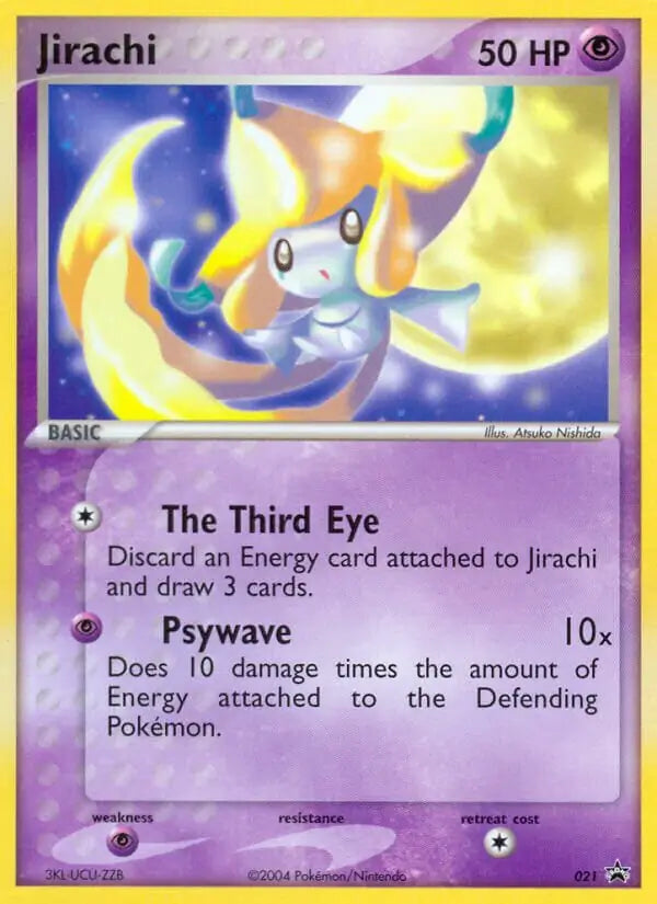 Jirachi 21 - Nintendo Black Star Promo