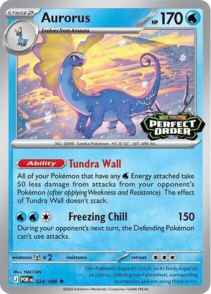 Aurorus Perfect Order Stamped 24 - Miscellaneous Promos