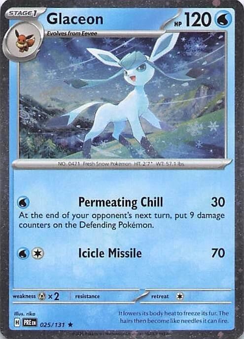 Glaceon Cosmos Holo 25 - Miscellaneous Promos