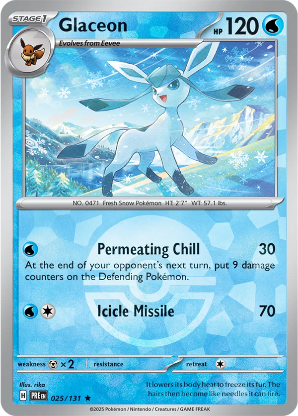 Glaceon 025/131 - Prismatic Evolutions