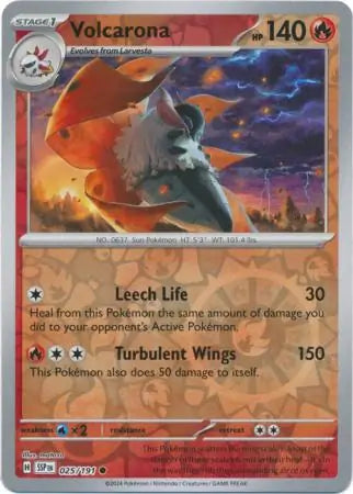 Volcarona 025/191 - Surging Sparks
