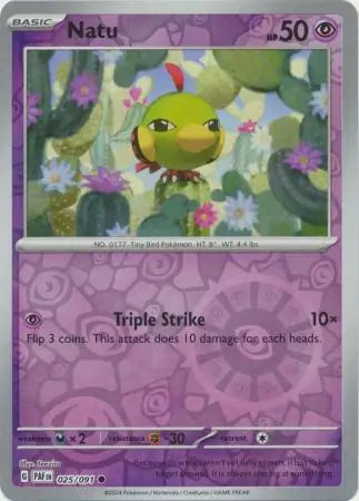 Natu 025/091 - Paldean Fates