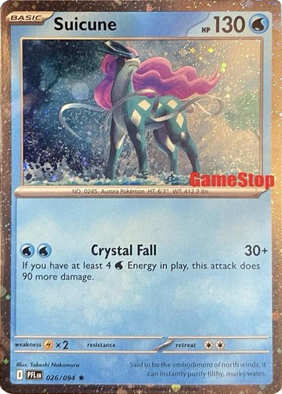 Suicune Cosmos Holo Gamestop Exclusive 26 - Miscellaneous Promos