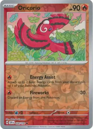 Oricorio 026/191 - Surging Sparks