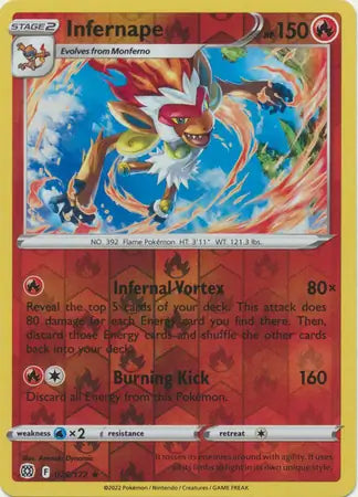 Infernape 026/172 - Brilliant Stars