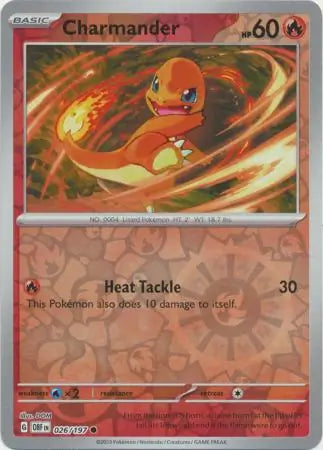 Charmander 026/197 - Obsidian Flames