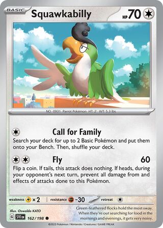 Squawkabilly 162/198 - Scarlet & Violet Base