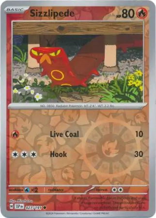 Sizzlipede 027/191 - Surging Sparks