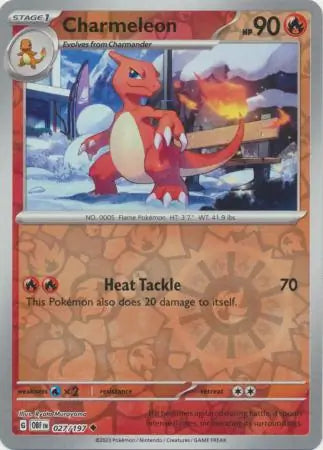 Charmeleon 027/197 - Obsidian Flames