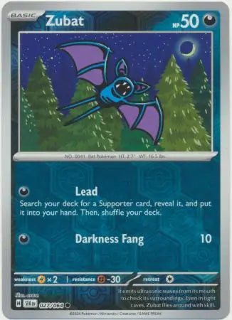 Zubat 027/064 - Shrouded Fable